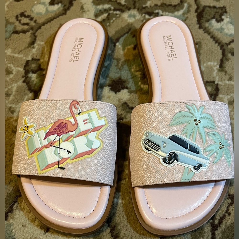 Michael Kors size 6 Limited edition Miami sandals. Never worn.